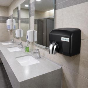 Produktbild für Händetrockner Air-Wolf Serie E, 10-404, Warmluft, schwarz