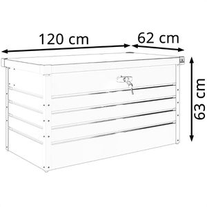 Produktbild für Gartenbox Gardebruk 108581, aus Stahl
