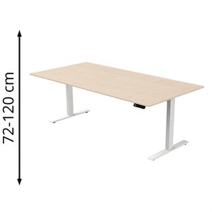 Schreibtisch Kerkmann Move 3, ahorn / weiß