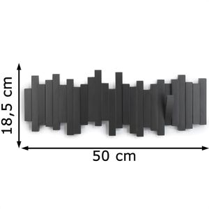 Produktbild für Garderobenleiste Umbra Stäbchen, 318211-040, schwarz