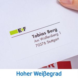Produktbild für Adressetiketten Herma 8690 Premium, weiß