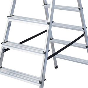 Produktbild für Stehleiter Euroline Nr. 619, 6190007, beidseitig begehbar