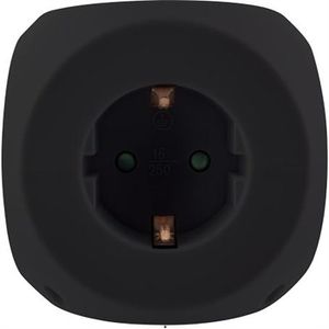 Produktbild für Steckdosenwürfel InLine Charging Cube, mit Schalter, schwarz