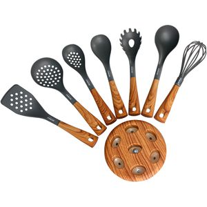 Produktbild für Küchenhelfer-Set STONELINE Back to Nature, mit Halter