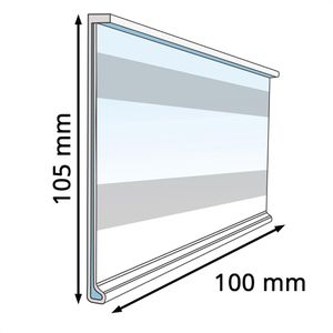 Produktbild für Scannerschiene Böttcher-AG DBR 105, mit C-Raste, 100 x 105 mm