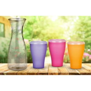 Produktbild für Trinkbecher Kigima Rainbow bunt, PP