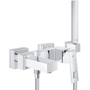 Produktbild für Badewannenarmatur GROHE Eurocube, 23141000, aus Messing
