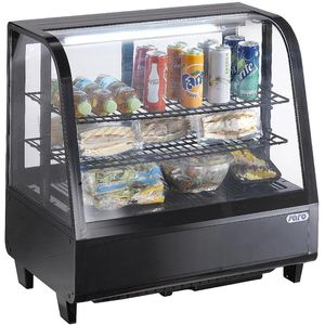 Produktbild für Kühlvitrine Saro Katrin, 330-1030, schwarz