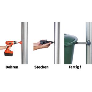 Produktbild für Regensammler Garantia Rapido, grau