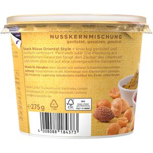 Produktbild für Nussmischung Maryland Snack Nüsse Oriental Style, im Becher
