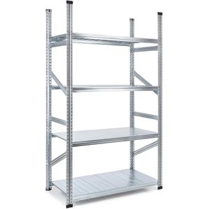 Schwerlastregal GEWE 710G4R, 4 Metallböden