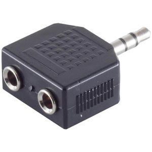 Audio-Adapter S-Conn 57080, schwarz