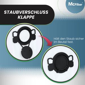 Produktbild für Staubsaugerbeutel McFilter NI 20, 430240152
