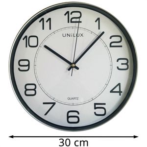 Produktbild für Wanduhr Unilux Magnet Kunststoff, magnetisch, analog, Quarzuhr