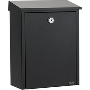 Produktbild für Briefkasten Allux 200, schwarz, aus Stahl