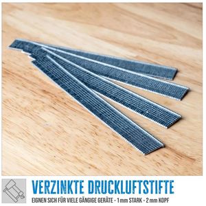 Produktbild für Tackernägel Güde 40213, Typ 18GA