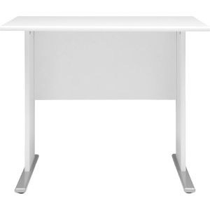 Produktbild für Schreibtisch Möbelpartner Serie 200, weiß / weiß