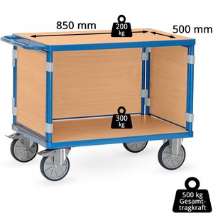 Produktbild für Tischwagen Fetra 3400, aus Metall &amp; Holz