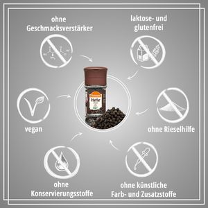 Produktbild für Pfeffer Ostmann ganze Körner, schwarz