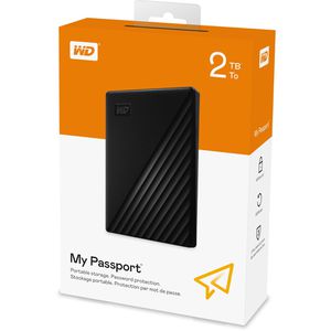 Produktbild für Festplatte WesternDigital My Passport schwarz