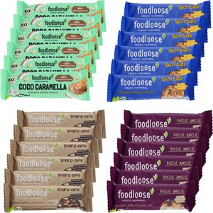 Produktbild für Müsliriegel foodloose Probierpaket mit 4 Sorten, BIO