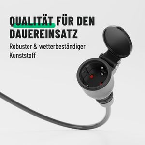 Produktbild für Schutzkontakt-Kupplung Greate 501401, schwarz