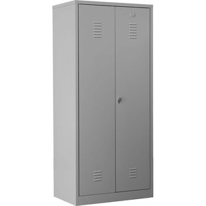 Produktbild für Spind G-Office WRC/2.1880.V2, Doppelspind, lichtgrau