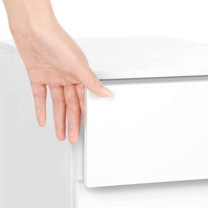 Produktbild für Rollcontainer Songmics OFC031W01, aus Metall, weiß