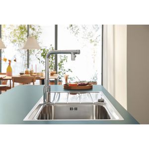 Produktbild für Spülbecken GROHE K500 31563SD1, Einzelbecken, Edelstahl