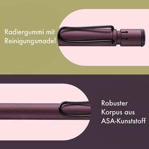 Produktbild für Druckbleistift Lamy safari 1E3 scarlet, rot, Kunststoff