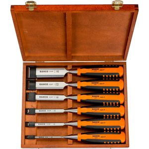 Produktbild für Stechbeitel Bahco 424P-S6-GER, 6-teiliges Set