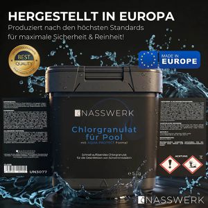 Produktbild für Chlor NASSWERK organisch, schnelllöslich, Chlorgranulat