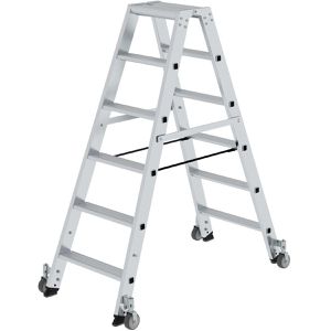 Produktbild für Stehleiter MUNK 41212, nivello-Leiterfüße, beidseitig begehbar