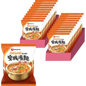 Nongshim Fertiggericht Ansong Tangmyon, koreanische Nudelsuppe, je 125 g, 20 Stück