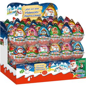 Schokoeier Kinder Überraschung Weihnachten