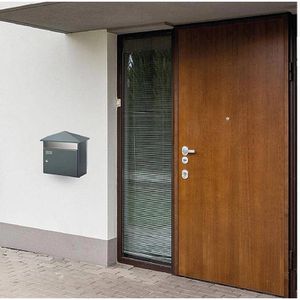 Produktbild für Briefkasten SafePost ScanPro 969 RAL 7016 anthrazit, aus Stahl