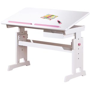 Produktbild für Kinderschreibtisch Inter-Link Baru, 40100500, aus Holz, weiß