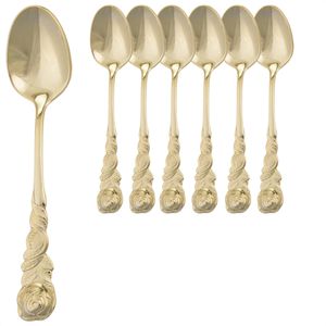 Espressolöffel Gräwe Rosendekor, 10,5 cm