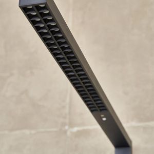 Produktbild für Stehlampe LEDmaxx Linus Up&amp;Down LED schwarz, 195 cm