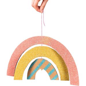 Produktbild für Glitzer Folia 57812 Bio Glitter Mix Rainbow M
