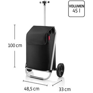 Produktbild für Einkaufstrolley Reisenthel Shopping Trolley, black, klappbar