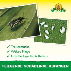 Produktbild für Gelbtafeln Neudorff Gelb-Sticker, 8 x 12,5 cm, zum Stecken