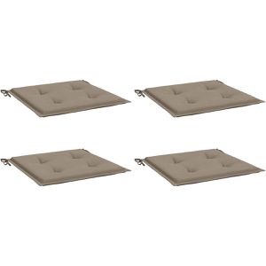 Stuhlkissen vidaXL 314054, taupe, für Außen