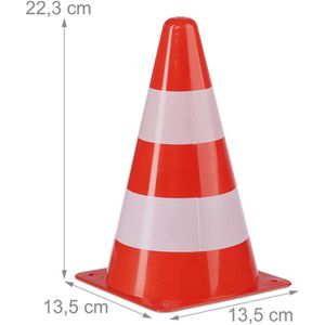 Produktbild für Leitkegel Relaxdays Höhe 22cm
