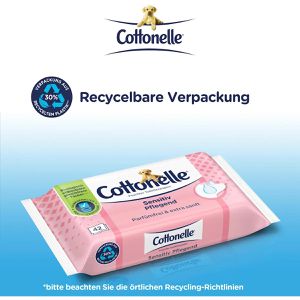 Produktbild für Feuchtes-Toilettenpapier Cottonelle Sensitiv Pflegend