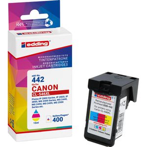 Produktbild für Tinte Edding EDD-442 für Canon CL-546XL