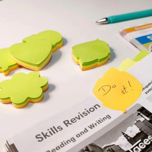 Produktbild für Haftnotizen D.RECT Sticky Notes Cube, neon