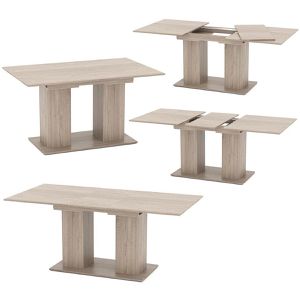 Produktbild für Esstisch Vicco Dix, sonoma eiche