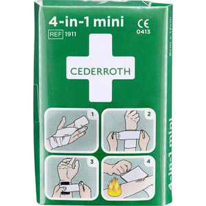 Verbandpäckchen Cederroth 4-in-1 Blutstiller mini