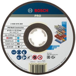 Trennscheibe Bosch PRO Multi Construction, X-Lock